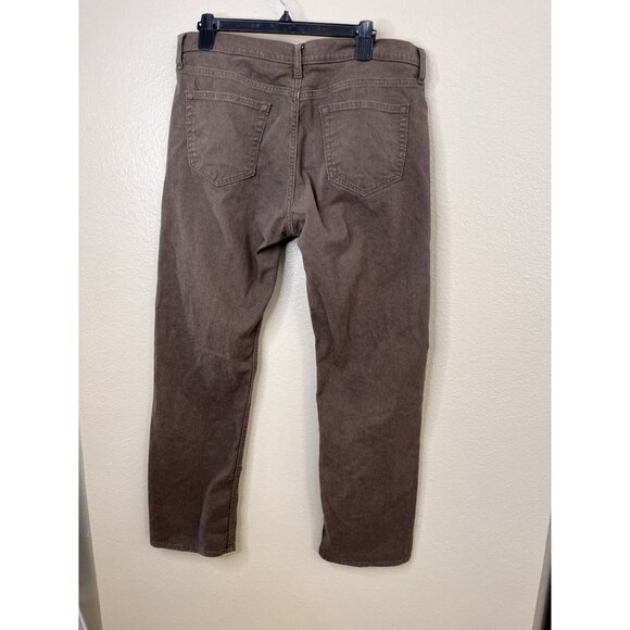 Banana Republic Mens Vintage Straight Jeans Brown 35x32 Classic Fit - Picture 3 of 8